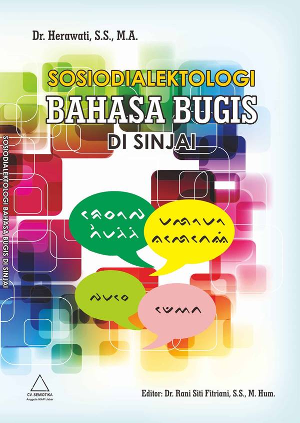 Cover Depan Sosiodialektika bahasa Bugis-